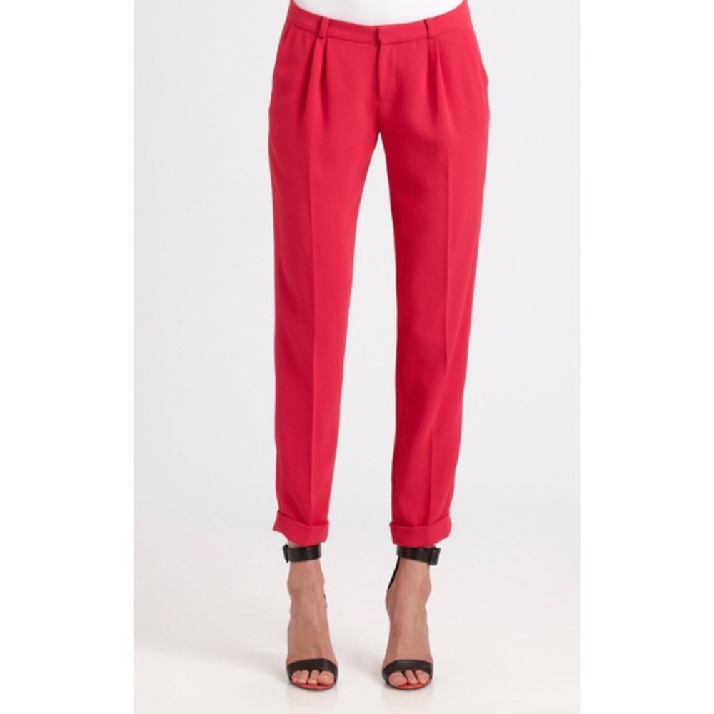 Joie Anderson B Cuffed Pink Pant
